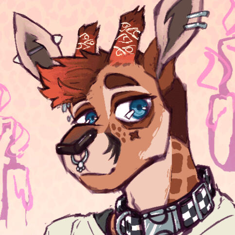 Art of Paraslider, kangaroo/giraffe hybrid